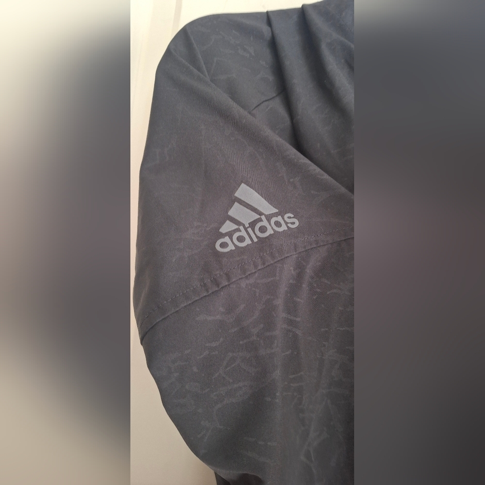 Adidas‎ Windbraker Women's XS Black Patterned Jacket Outdoors Hiking Camping Spo - Picture 11 of 11